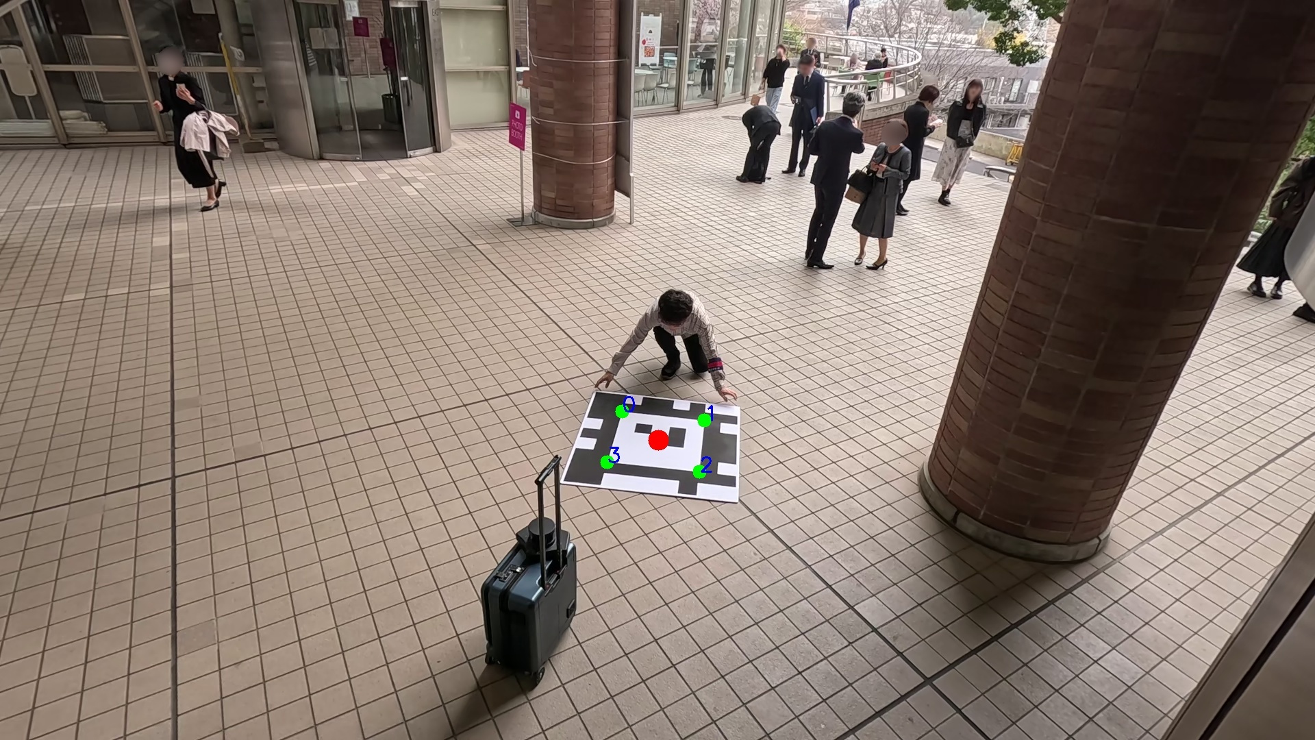 AprilTag position synchronization between robot and BEV camera